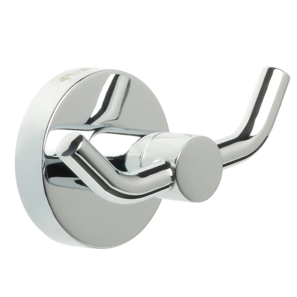 Крючок двойной FIXSEN "COMFORT CHROME" хром FX-85005A