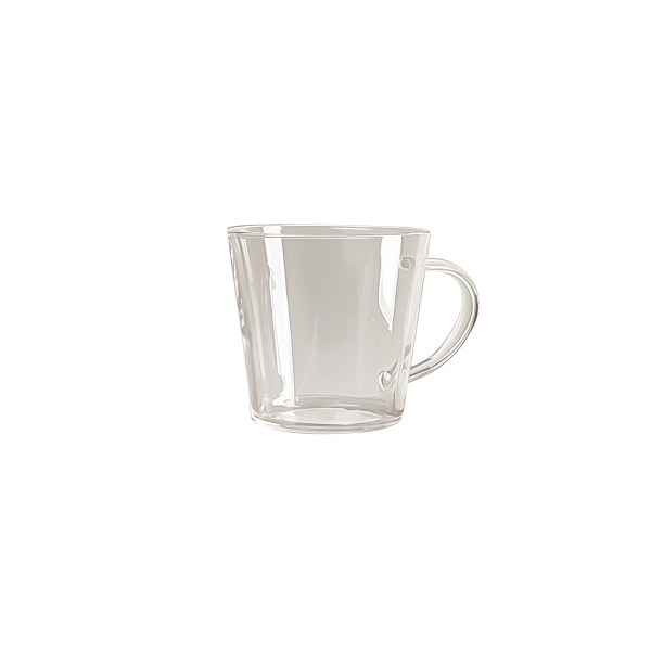 Кружка прозрачная DH 300 мл боросиликатное стекло XF002-18T