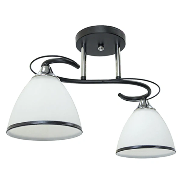 Люстра "Каскад" 121520 черная 2/Е27/60вт К008721