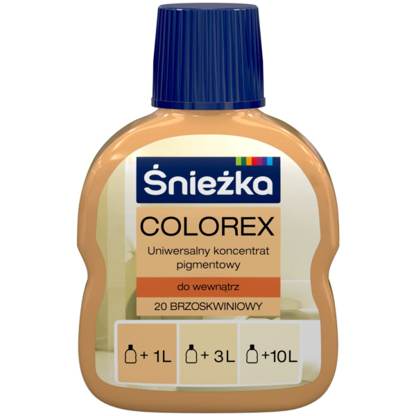 Колер SNIEZKA Colorex №20 персиковый 100 мл