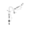 Смеситель д/к  Grohe DN 15 Start Flow 31555001