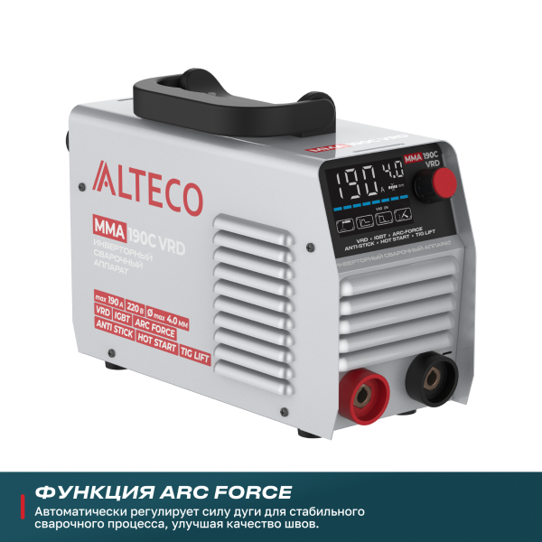 Аппарат инверторный сварочный Alteco MMA-190С VRD