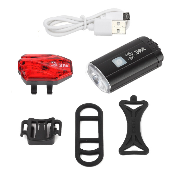 Фонарь VA-801  ЭРА Фонарь ЭРА Вело  2 в 1 Основной CREE XPG + подсветка SMD,  mocro USB, 800mA/ч., б