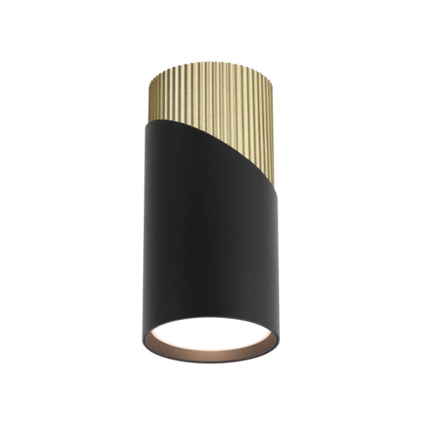 Светильник накладной WOLTA WSL-GU10/06BG под лампу GU10 Черный / Золотой DOLCE