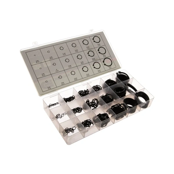 Набор стопорных колец, D 3 - 32 мм, 300 предм.// Сибртех