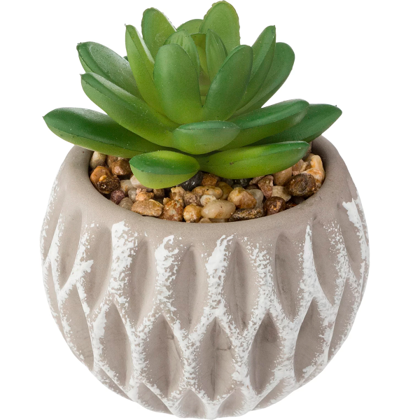 Растение искусственное Atmosphera Shina суккулент в горшке 9 см 164212