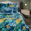 Комплект постельного белья Василиса Монблан Tropical семейный сатин нав 70х70х2 шт.