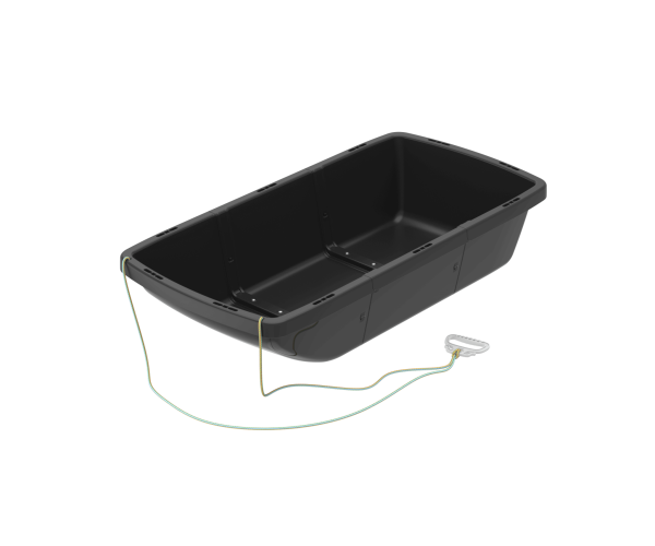 Сани-волокуши универсальные «Гигант» с ручкой (3 сегмента) (1200*600*260мм)