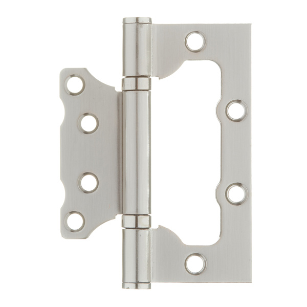 Петля универсальная накладная "бабочка"хром DUET F-100*75*2.5 CR(блистер),(2шт/уп,50уп/кор)