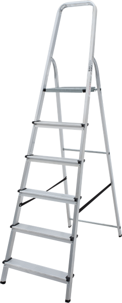 Стремянка алюминиевая 6 ступеней 1110106