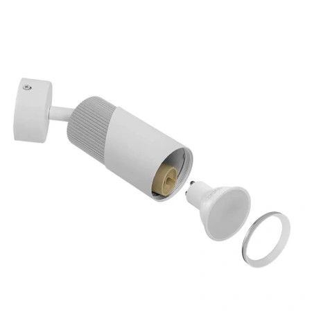 Светильник накладной WOLTA WSL-GU10/S06WCH под лампу GU10 Белый / Хром DOLCE