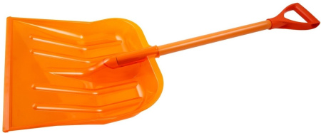Лопата снеговая компактная с алюминиевым черенком, D-образной ручкой, ковш из поликарбоната, ELEMENT