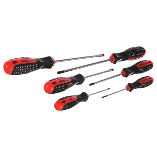 Набор отверток Matrix 6шт профессиональных Fusion CrV 3-компонентная рукоятка antislip