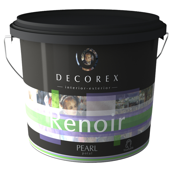 Эмаль перламутровая акриловая поталь Decorex Renoir NEW, 5 кг