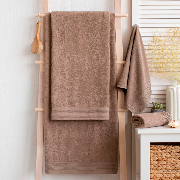 Полотенце Самойловский Текстиль Палитра 70х130 см мокко