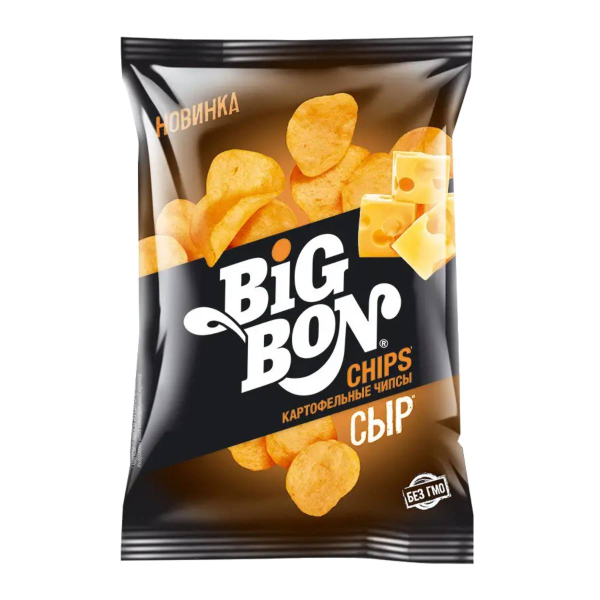 Чипсы картофельные Big Bon со вкусом сыра 75г