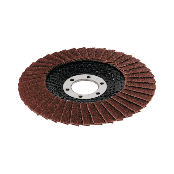 Круг лепестковый торцевой конический TULEX 85231-180-40, оксид алюминия, 180х22.2мм, Р40