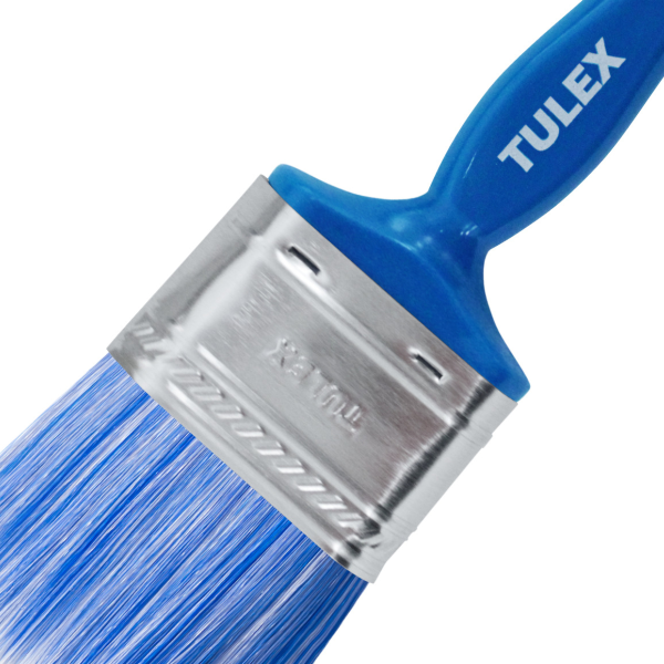 Кисть плоская  TULEX 121050, искусственная щетина, пластиковая рукоятка, 50мм