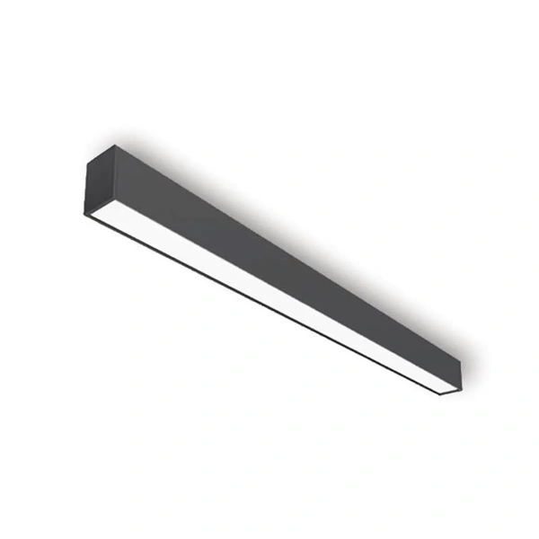 Светильник подвесной LINETA-40/SUR/65K/BLC/40W/4500LM/52x82x1200mm