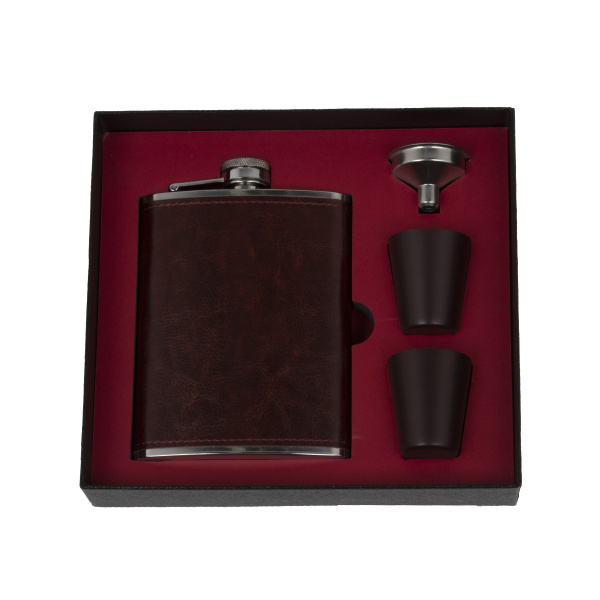 Набор подарочный фляжка с рюмками YS097