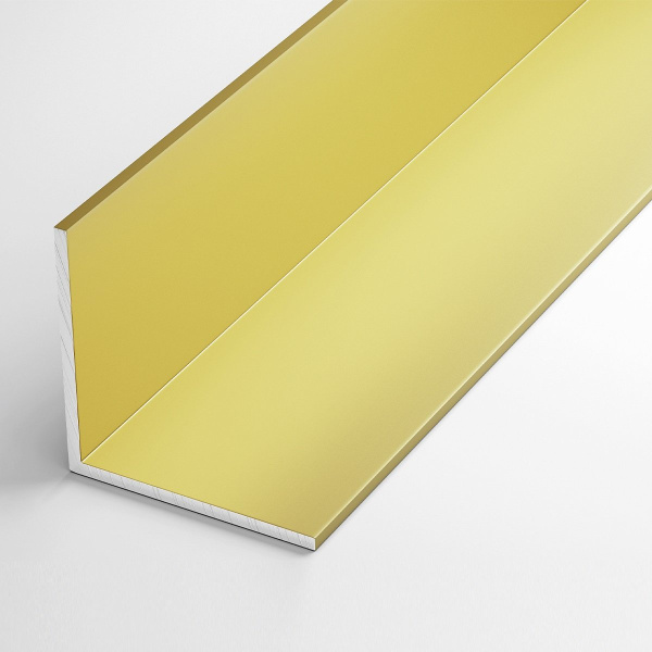 Профиль уголок 15*15*1  Уп 04-27.2700.502л анод золота