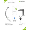 Смеситель д/р GROSS AQUA 6210880GM Грани (Edge)