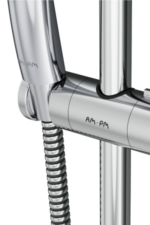 Душ.комплект АМ.РМ Gem F0190100: ручн.душ 3 ф-ции d 110 мм, штанга 700, шланг 1 750 мм, хром, шт.