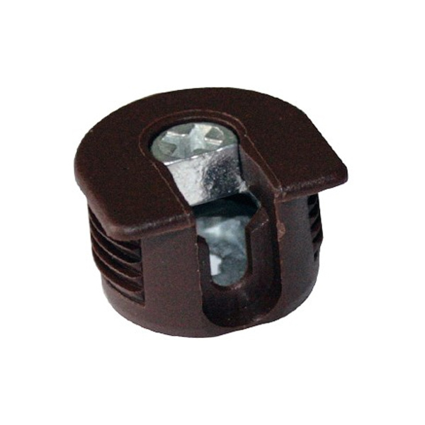 Эксцентрик усиленный пластиковый 20 мм, коричневый (10 шт в зип-локе) STARFIX, арт.SMZ1-9464-10