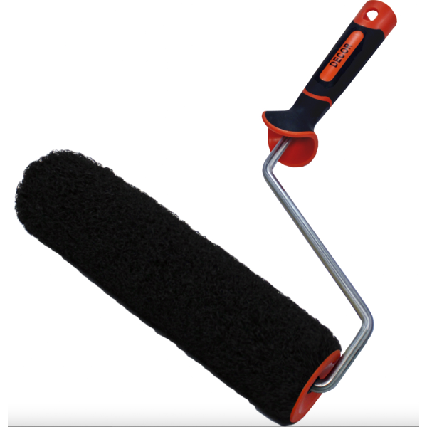 Валик 250 мм, d50 мм, ручка 8 мм, ворс 10 мм, для нанесения шпаклевки