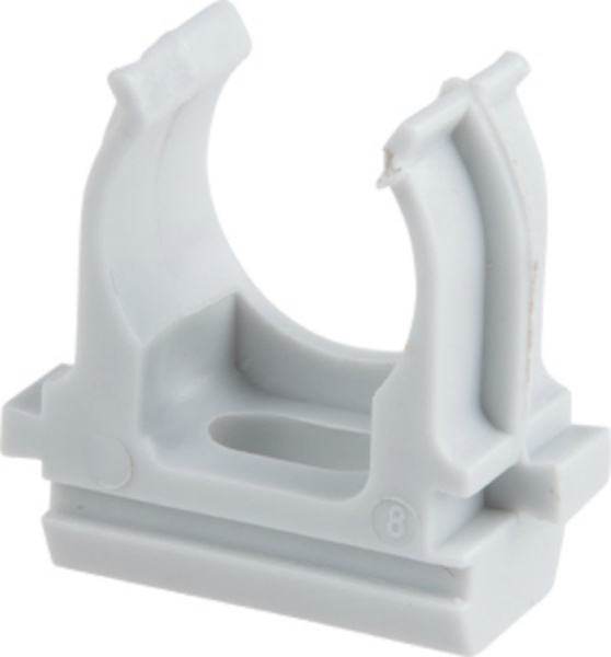 Крепеж-клипса для трубы ПВХ/ПНД 20мм (10шт) ЮПИТЕР