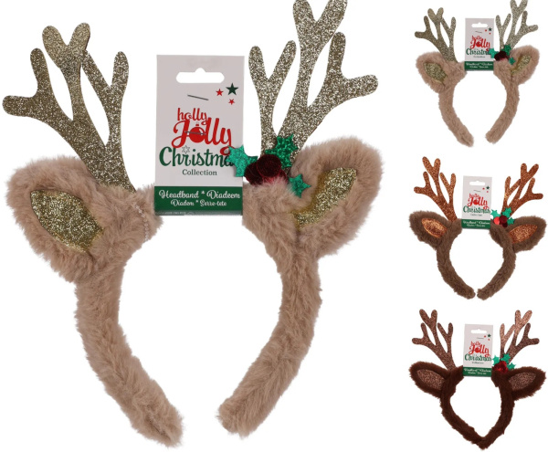 Koopman: Ободок "Оленьи рога", 30*25 см,  ассортименте