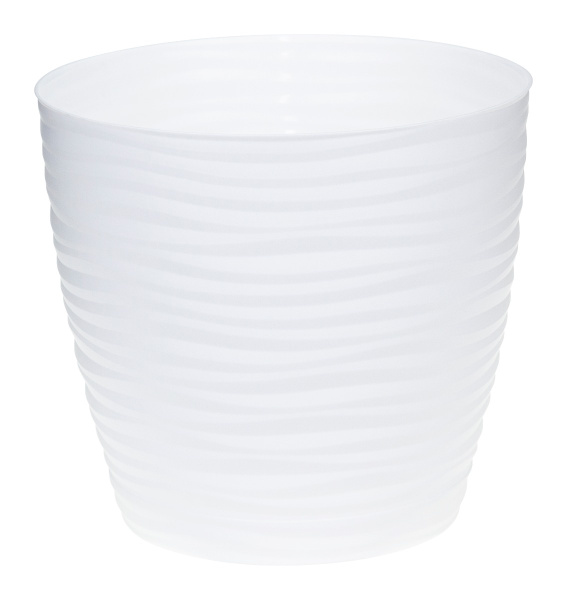 Кашпо IDEA ДЮНА D220мм 5,5л с поддоном Белый М 3070