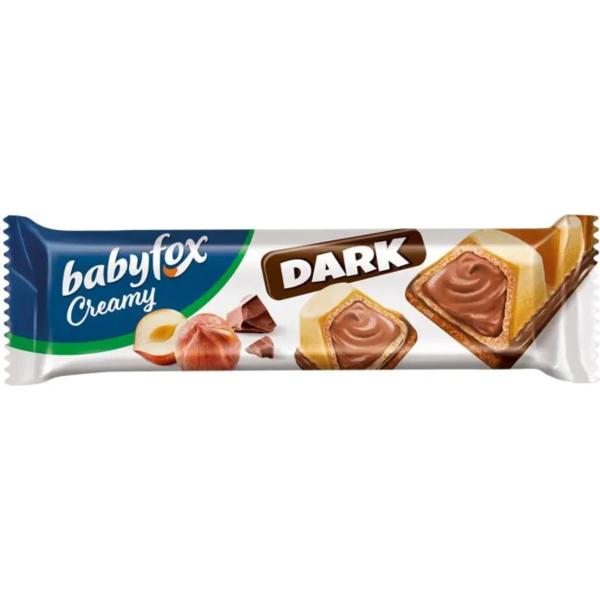 Батончик вафельный BabyFox Creamy Dark 18,2 г