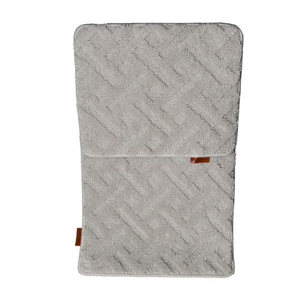 Набор ковриков для ванной DH Meander 50х80 см + 50х40 см серый RM22-03