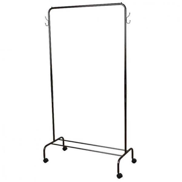 Вешалка гардеробная ЗМИ Радуга 2 на колесах, черная