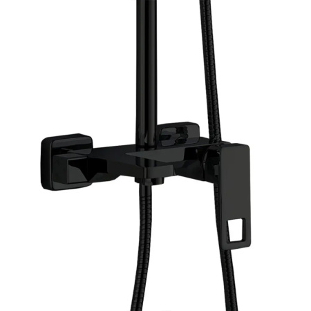 Стойка душевая со смесителем HAIBA HB24615-7 черный