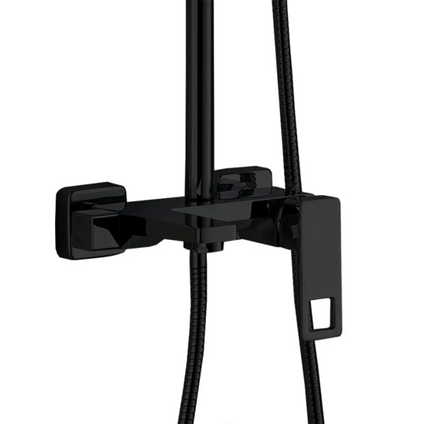 Стойка душевая со смесителем HAIBA HB24615-7 черный Стойка душевая со смесителем HAIBA HB24615-7 черный