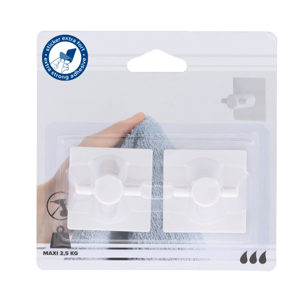 Набор крючков Tendance 2 шт белый 9053100