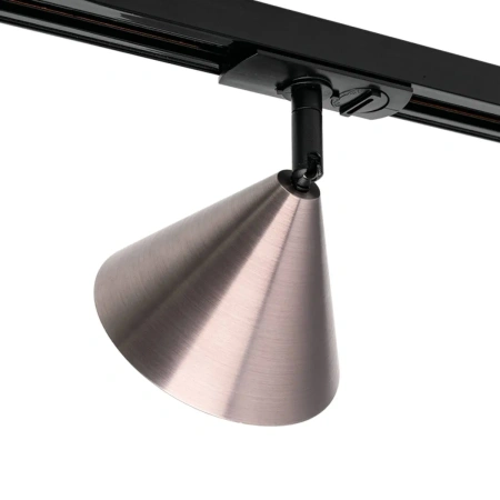Светильник трековый WOLTA WTL-GU10/08CH под лампу GU10 Черный / Серый BELLO
