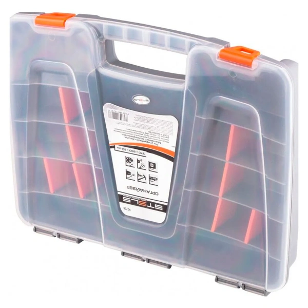 Органайзер 370х280х60 мм, пластик, Россия// Stels