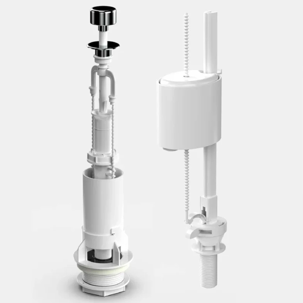 Комплект арматуры BERGES Eko 01 шток, нижний клапан