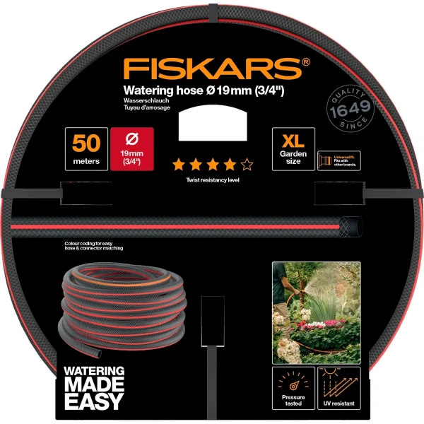 Шланг поливочный 3/4" 50м  FISKARS Q4