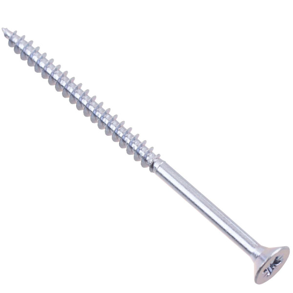 Саморезы универсальные 6,0x100 (белый цинк 2 шт)