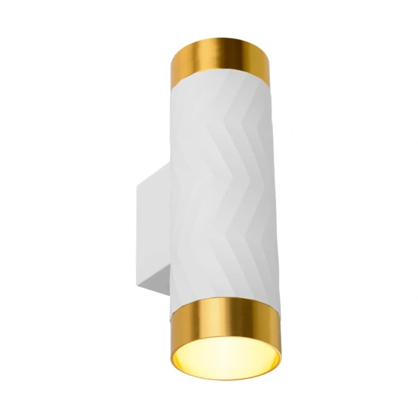 Светильник накладной WOLTA WSL-GU10/W09WG под лампу GU10 Белый / Золотой LINEA
