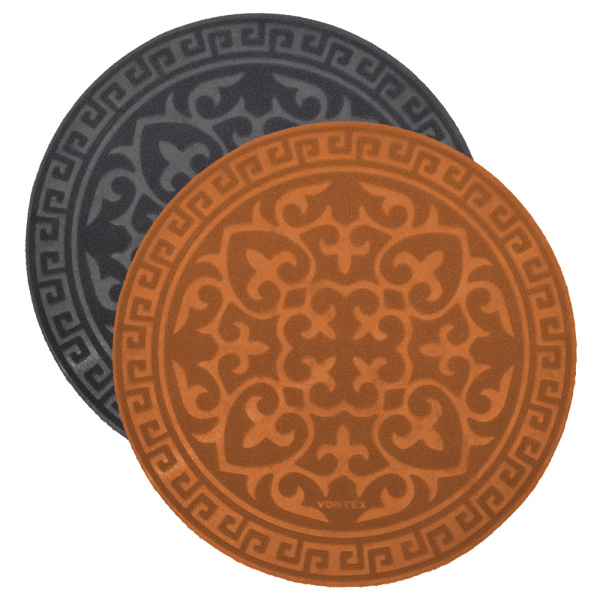 Коврик придверный "COMFORT", D 65см., круглый "VORTEX" /12