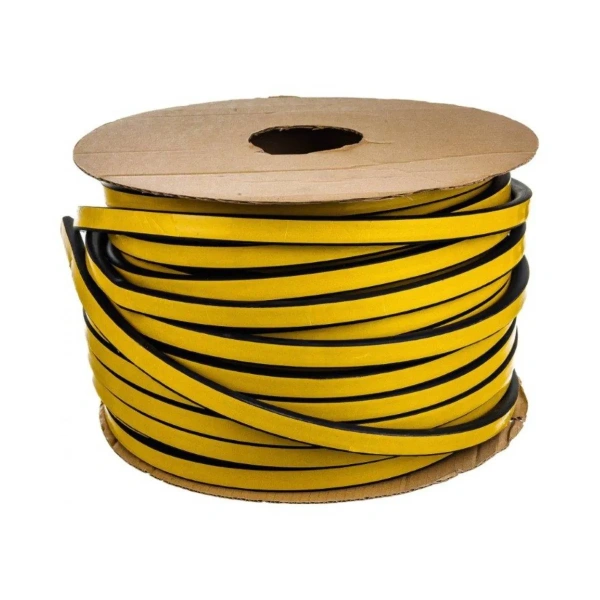 Ultima D 50, 21х15 мм уплотнитель самоклеящийся,Черный (1уп-2шт)