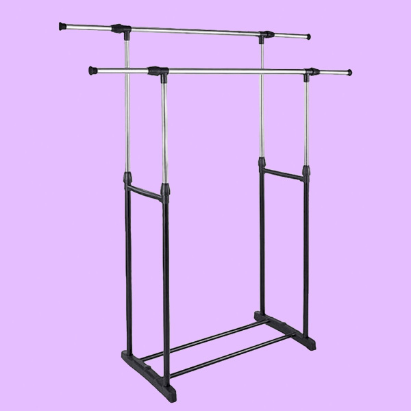 Вешалка на колесах двухярусная 666 PRC