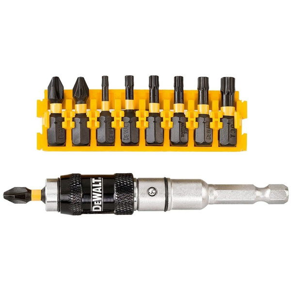 Набор насадок 25 мм с шарнирным держателем DeWalt, DT70578T, 10 шт