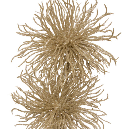 Ветка декоративная Atmosphera Морской еж 60 см золото 172184A