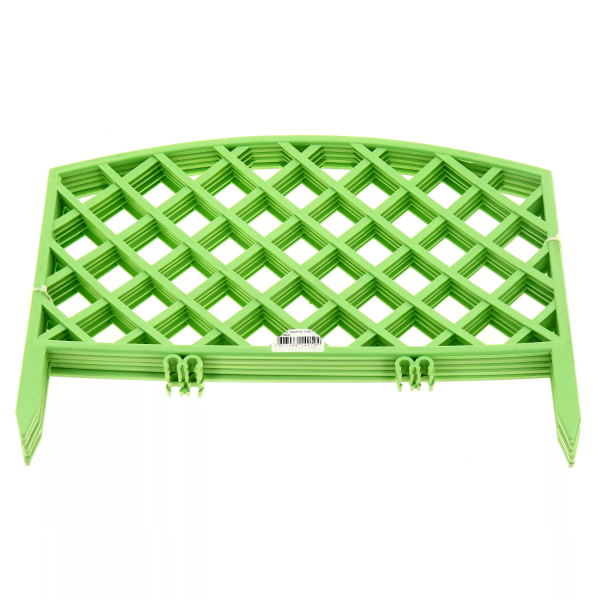 Ограждение садовое Решетка 0,36м*2,3м салатовый